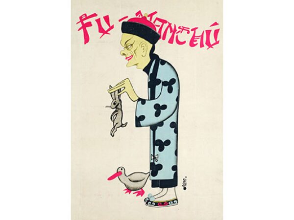 Fu Manchu Rabbit Poster (18 inch by 24 inch) by Bazar de Magia - Trick