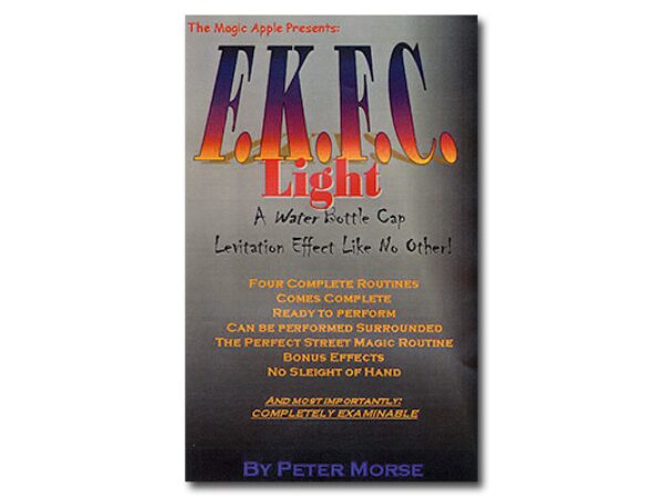 Floating Kung Fu Cap FKFC Light (Water Bottle Cap) by Peter Morse and Magic Apple - Trick