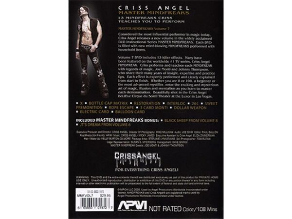 Mindfreaks Vol. 7 by Criss Angel - DVD
