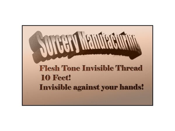 Flesh Tone Invisible Thread by Sorcery Manufacturing - Trick
