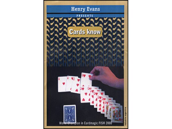 Cards Know (DVD and Props) by Henry Evans - DVD