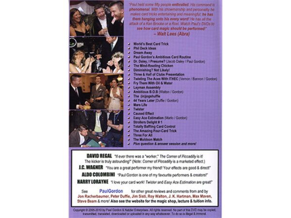 Live In Action (2 DVD Set) by Paul Gordon - DVD