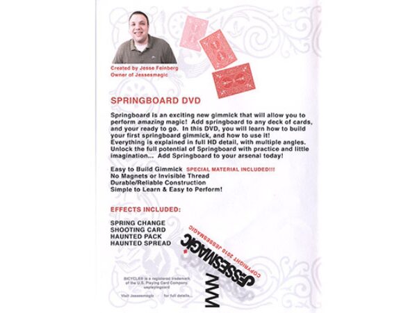 Springboard (Gimmick and DVD) by Jesse Feinberg - DVD