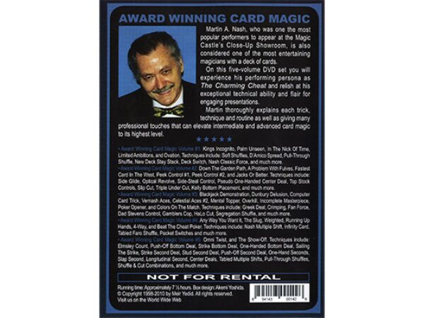 Award Winning Card Magic (5 DVD Set) by Martin Nash - DVD