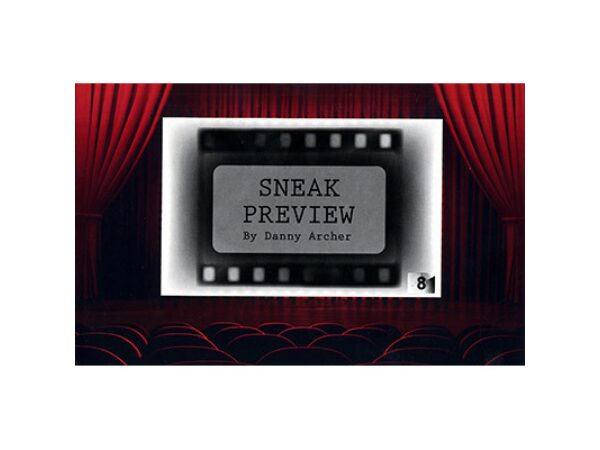 Sneak Preview by Danny Archer - DVD