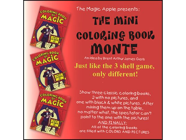 Mini Coloring Book Monte by  Magic Apple - Trick