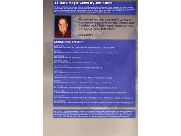 Gemstones by Jeff Stone - DVD