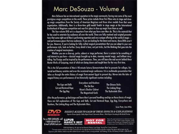 Master Works of Conjuring Vol. 4 by Marc DeSouza - DVD