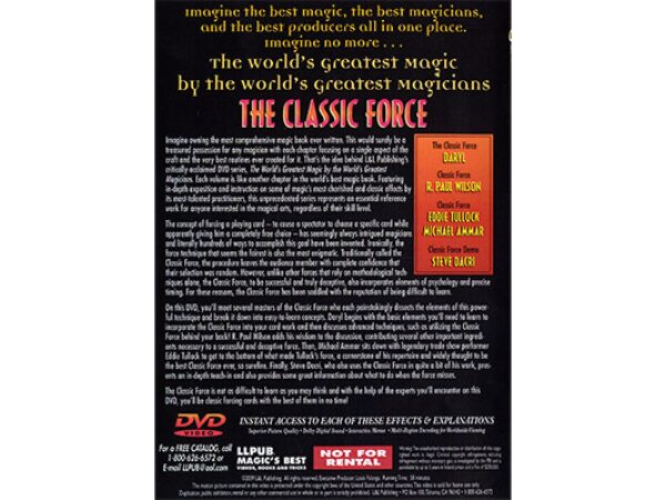 The Classic Force (World's Greatest Magic) - DVD