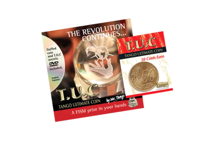 Tango Ultimate Coin w/DVD (T.U.C)(E0080)50 cent Euro  by Tango - Trick