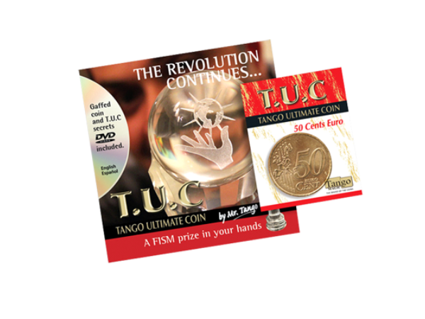 Tango Ultimate Coin w/DVD (T.U.C)(E0080)50 cent Euro  by Tango - Trick