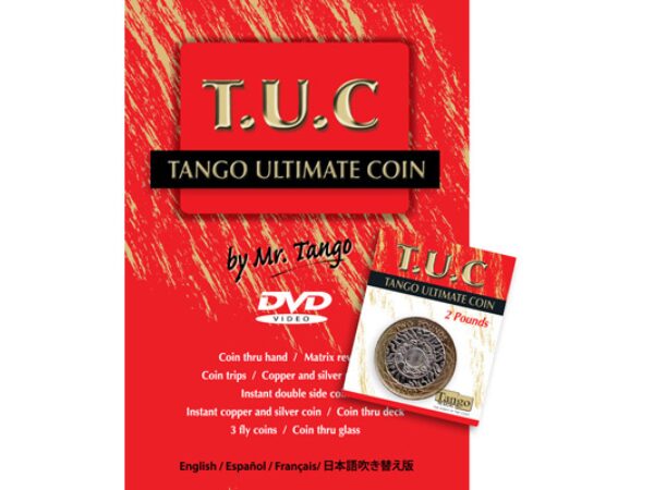 Tango Ultimate Coin (T.U.C.)(P0001)2 Pounds with instructional DVD by Tango - Trick