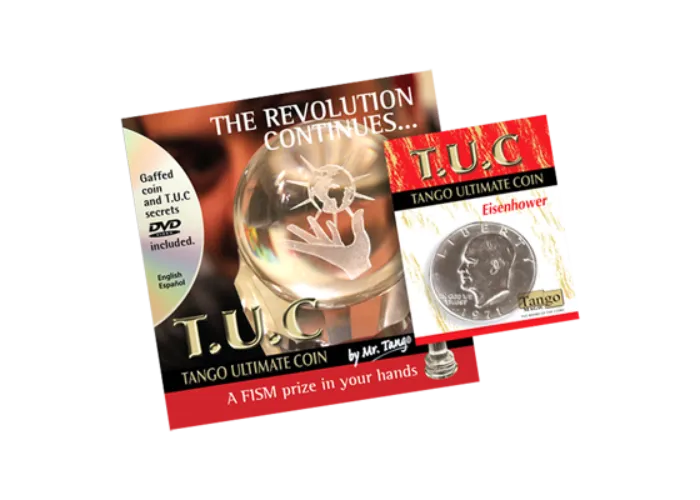 Tango Ultimate Coin (T.U.C)(D0109) Eisenhower Dollar with instructional DVD by Tango - Trick