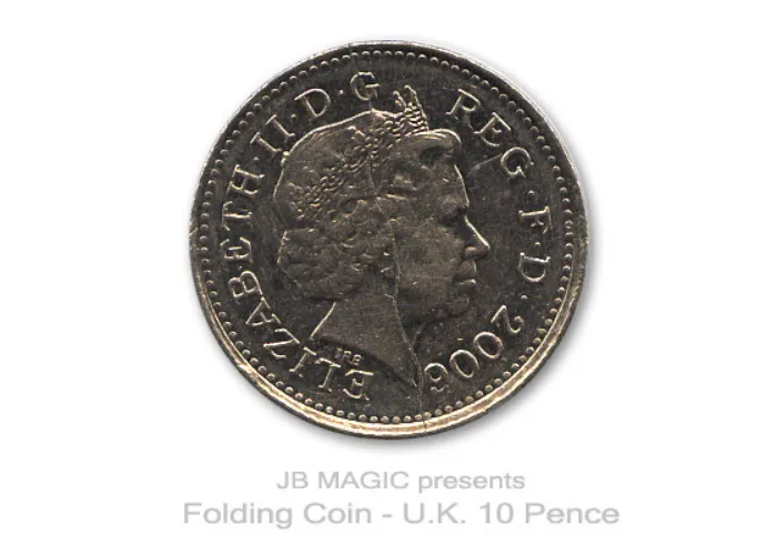 Folding Coin (UK 10 Pence, Single Cut) - Trick