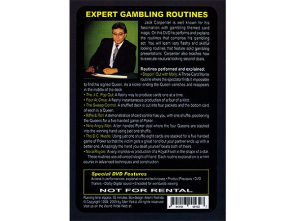 Jack Carpenter Expert Gambling Routines - DVD