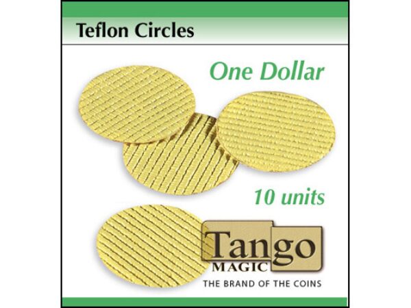 Teflon circles Dollar size (10 units w/DVD) by Tango -Trick (T002)
