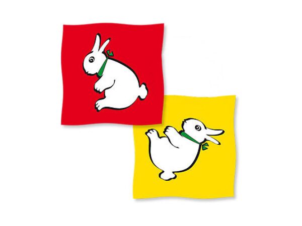 Rabbit-Duck Silk 36 inch (2 Silk Set) by Vincenzo Di Fatta - Tricks