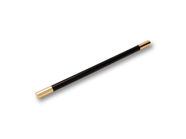 Mini Magic Wand in Black (W004) (with gold tips) by Tango -Trick