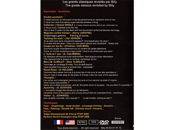 Great Classics Revisited by Billy - DVD