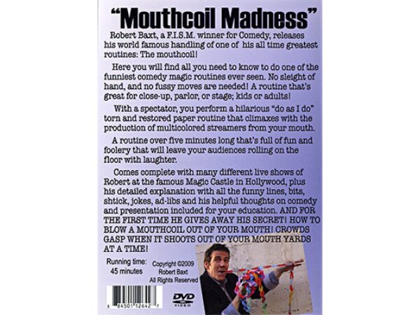 World's Funniest Mouthcoil Routine by Robert Baxt - DVD