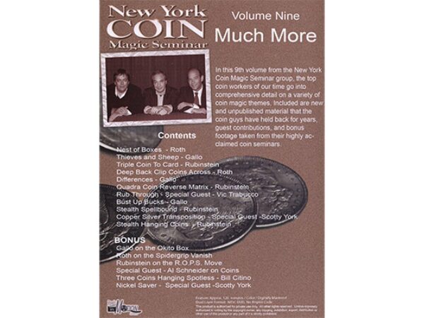 New York Coin Seminar Volume 9: Much More - DVD