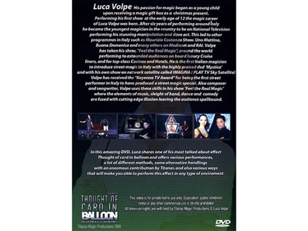 Thought of Card in Balloon by Luca Volpe - DVD