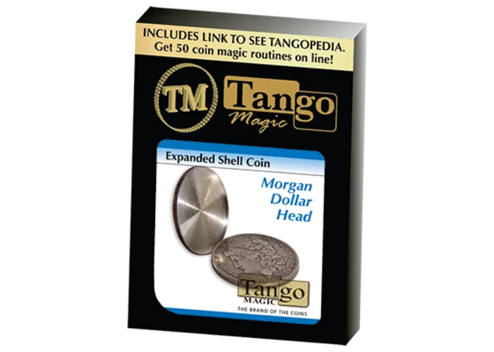 Expanded Shell Coin - Morgan Dollar (D0008)(Head) by Tango - Trick