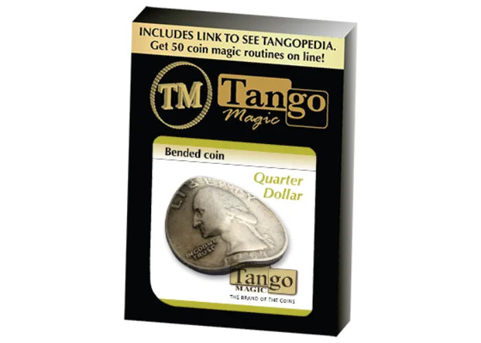 Bended Coin (Quarter Dollar)(D0097) by Tango - Trick