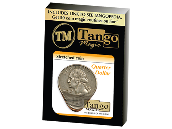 Stretched Coin Quarter Dollar by Tango- (D0095)