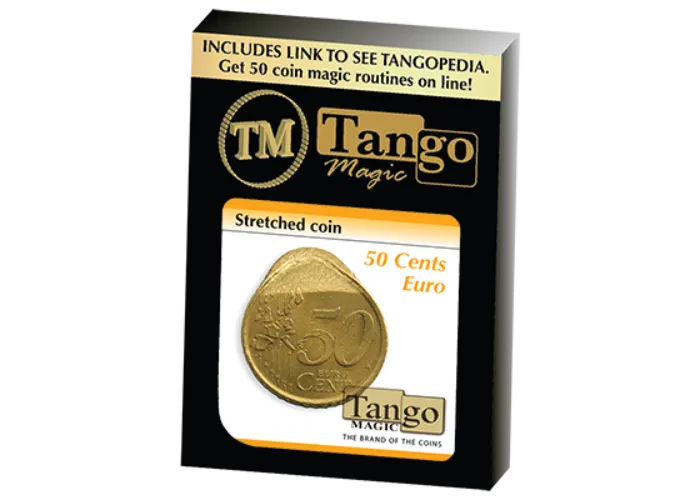Stretched Coin 50 cents Euro by Tango - Trick (E0074)