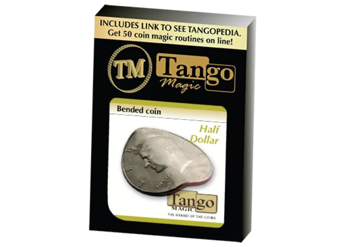 Bended Coin (Half Dollar)(D0098) by Tango - Trick