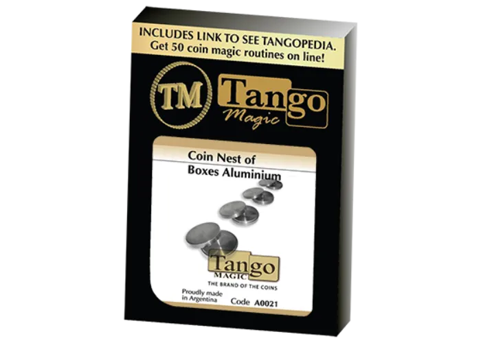 Coin nest of Boxes (Aluminum) by Tango - Trick (A0021)