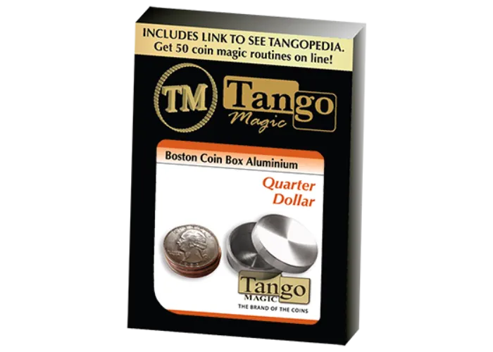 Boston Box (Quarter Dollar Aluminum) by Tango -Trick (A0007)