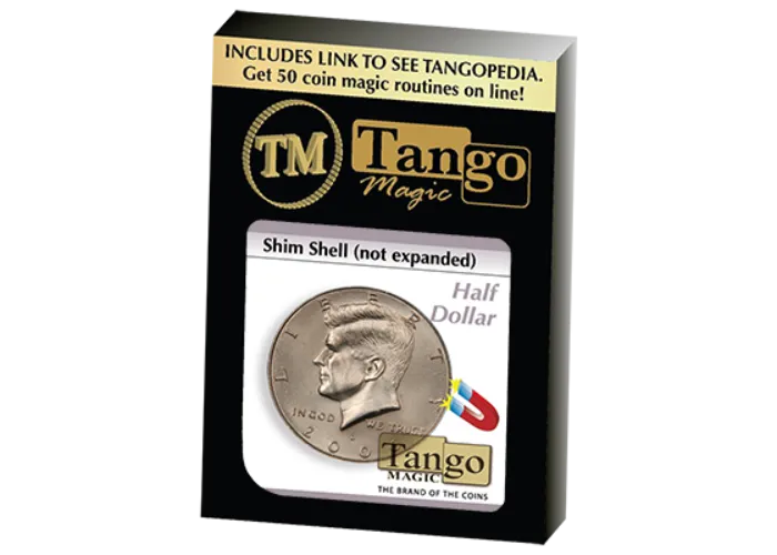 Shim Shell Half Dollar NOT Expanded (D0083) by Tango - Trick