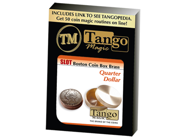 Slot Boston Box Brass Quarter by Tango -Trick (B0022)