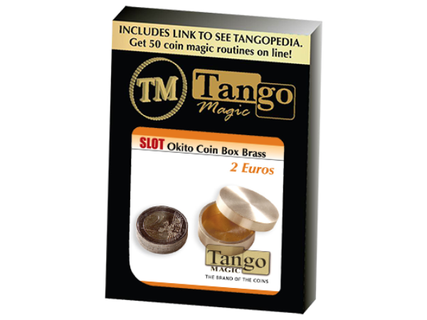 Slot Okito Coin Box Brass 2 Euro  by Tango - Trick (B0017)