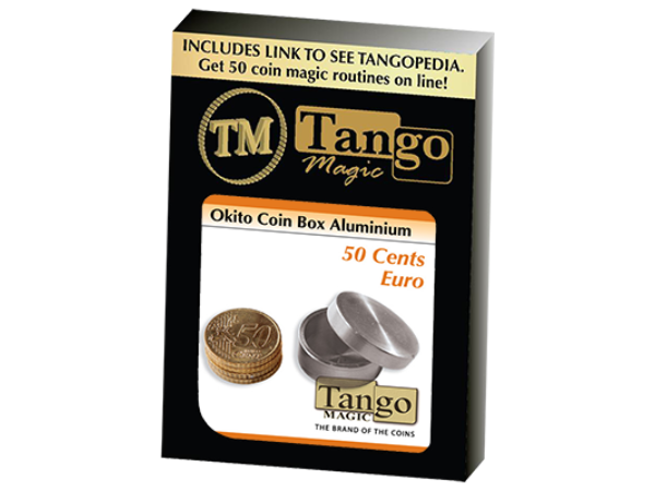 Okito Coin Box Aluminum 50 cent Euro (A0001) Tango - Trick