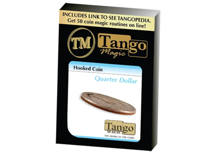 Hooked Coin Quarter by Tango - Trick (D0065)