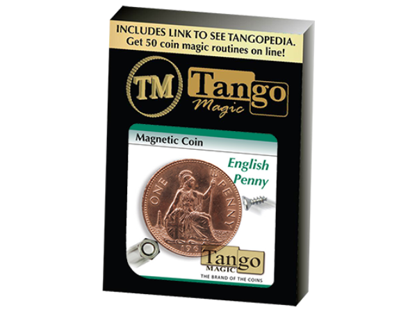 Magnetic Coin English Penny (D0027)by Tango - Trick