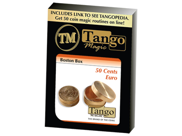 Boston Coin Box Brass (50 cents Euro) by Tango - Trick (B0006)