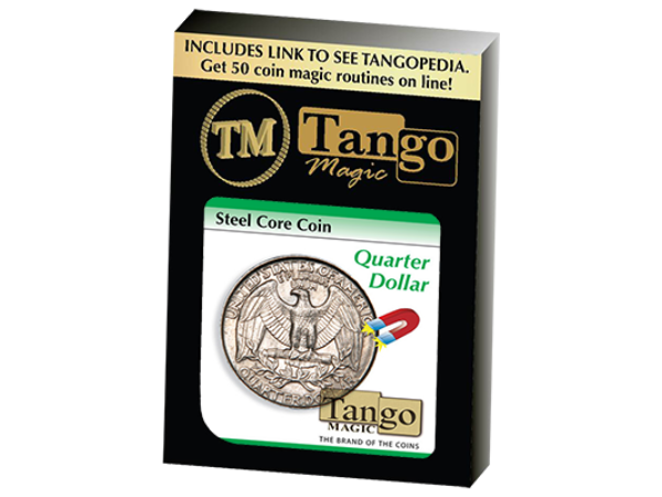 Steel Core Coin US Quarter Dollar (D0030) by Tango -Trick