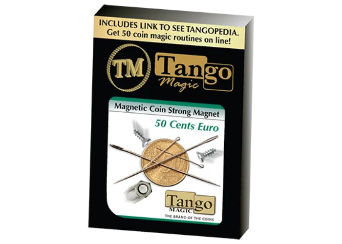 Magnetic Coin Strong Magnet 50 cents Euro (E0019) by Tango - Trick