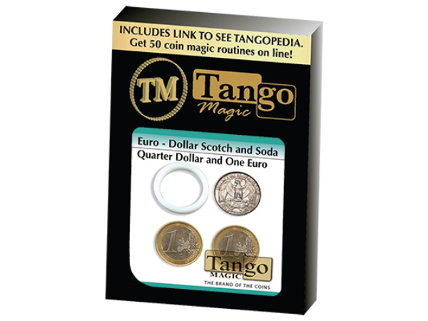 Euro-Dollar Scotch And Soda (ED000) (Quarter Dollar and 1 Euro) by Tango-Trick