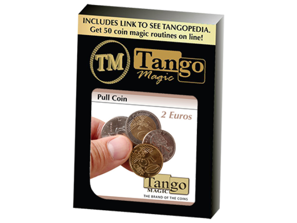 Pull Coin (2 Euro) by Tango Magic -Trick (E0047)