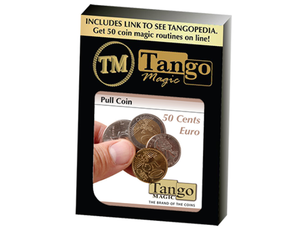 Pull Coin (50 Cent Euro)(E0046) by Tango Magic -Trick