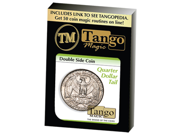 Double Side Quarter (Tails)(D0036) by Tango Magic - Trick
