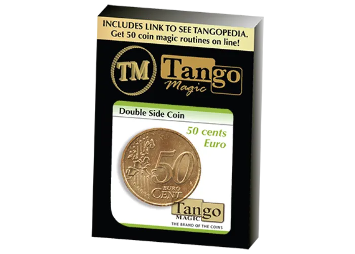 Double Sided Coin (50 cent Euro) (E0025) by Tango - Trick