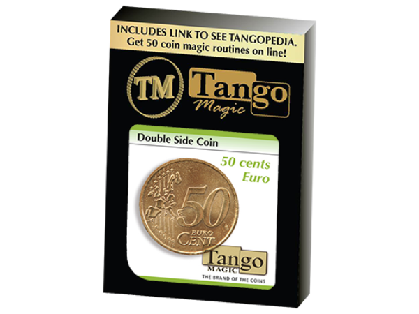 Double Sided Coin (50 cent Euro) (E0025) by Tango - Trick