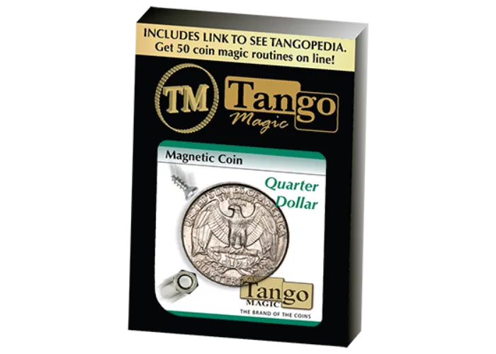Magnetic Coin D0026(Quarter Dollar) by Tango - Trick