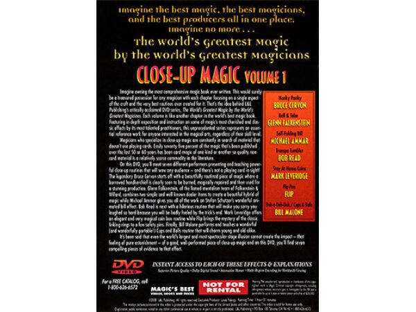 Close Up Magic #1 (World's Greatest Magic) - DVD